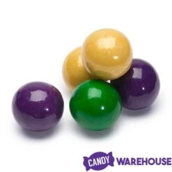 Gumballs Color Combo - Purple, Green And Gold: 6LB Box -Best Candy Store gumballs color combo purple green and gold 6lb box candy warehouse 3