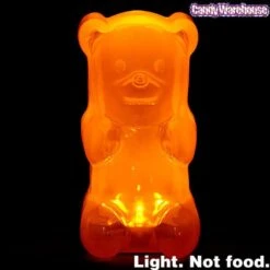 Gummy Bear Night Light - Orange -Best Candy Store gummy bear night light orange candy warehouse 6