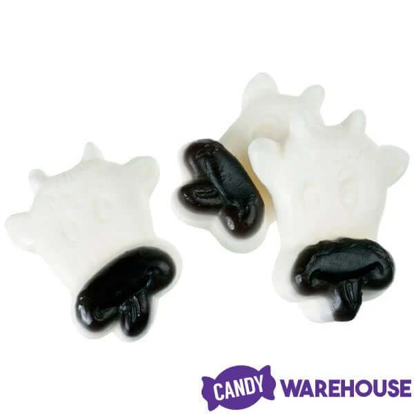 Gustaf's White & Black Gummy Cow Heads: 1KG Bag 2 Gustaf's White & Black Gummy Cow Heads: 1KG Bag - Image 2
