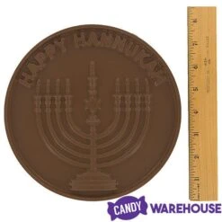 Happy Hanukkah Milk Chocolate Giant Gelt: 8.65-Ounce Coin -Best Candy Store happy hanukkah milk chocolate giant gelt 8 65 ounce coin candy warehouse 3