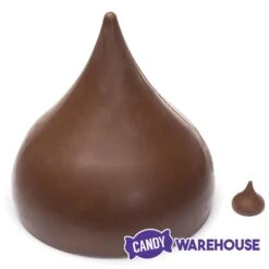 Hershey's Giant KISS Hollow Milk Chocolate: 12-Ounce Gift Box -Best Candy Store hershey s giant kiss hollow milk chocolate 12 ounce gift box candy warehouse 3