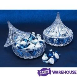 Hershey's Kisses Color Combo - Dark Blue And White: 800-Piece Box -Best Candy Store hershey s kisses color combo dark blue and white 800 piece box candy warehouse 3
