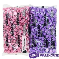 Hershey's Kisses Color Combo - Pink And Purple: 800-Piece Box -Best Candy Store hershey s kisses color combo pink and purple 800 piece box candy warehouse 3