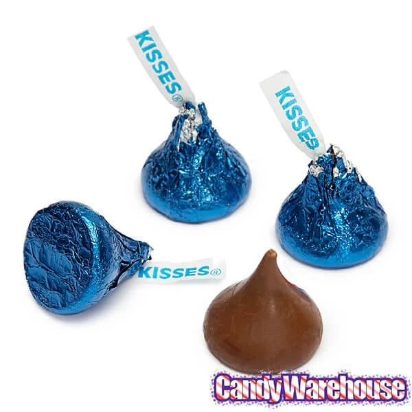 Hershey's Kisses Dark Blue Foiled Milk Chocolate Candy: 400-Piece Bag 4 Hershey's Kisses Dark Blue Foiled Milk Chocolate Candy: 400-Piece Bag - Image 4