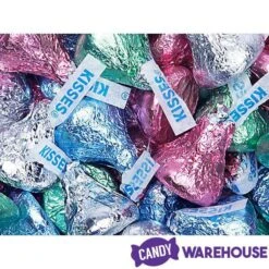 Hershey's Kisses Pastel Foiled Milk Chocolate Candy: 100-Piece Bag -Best Candy Store hershey s kisses pastel foiled milk chocolate candy 100 piece bag candy warehouse 5 60fc7529 bd55 40c0 ac0b 59dafbf93849