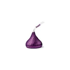 Hershey's Kisses Purple Foiled Dark Chocolate Candy: 1LB Bag -Best Candy Store hershey s kisses purple foiled dark chocolate candy 1lb bag candy warehouse 3