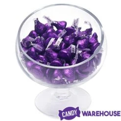 Hershey's Kisses Purple Foiled Dark Chocolate Candy: 1LB Bag -Best Candy Store hershey s kisses purple foiled dark chocolate candy 1lb bag candy warehouse 6