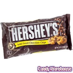 Hershey's Semi-Sweet Chocolate Chips: 12-Ounce Bag -Best Candy Store hershey s semi sweet chocolate chips 12 ounce bag candy warehouse 3 9bd02977 4f4c 4e9c a4bb bf0ad439f366
