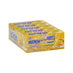 Hi-Chew Fruit Chews 10-Piece Candy Packs - Mango: 15-Piece Box -Best Candy Store hi chew fruit chews 10 piece candy packs mango 15 piece box candy warehouse 3