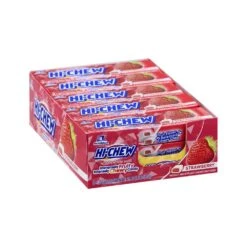 Hi-Chew Fruit Chews 10-Piece Candy Packs - Strawberry: 15-Piece Box -Best Candy Store hi chew fruit chews 10 piece candy packs strawberry 15 piece box candy warehouse 3