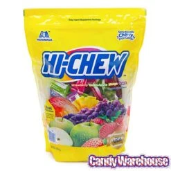 Hi-Chew Fruit Chews Candy Packs - Assorted: 150-Piece Bag -Best Candy Store hi chew fruit chews candy packs assorted 150 piece bag candy warehouse 3