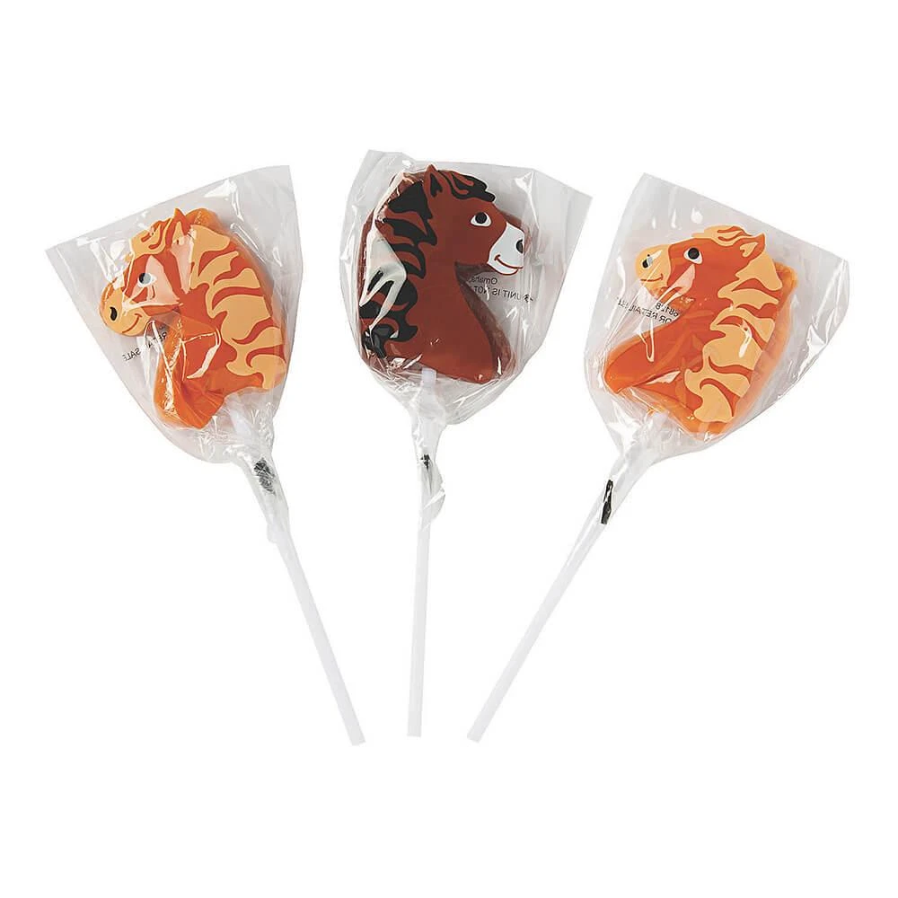 Horse Shaped Lollipops: 12-Piece Box 1 Horse Shaped Lollipops: 12-Piece Box