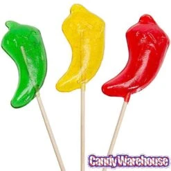 Hot Pepper Hard Candy Lollipops: 12-Piece Bag -Best Candy Store hot pepper hard candy lollipops 12 piece bag candy warehouse 3 59cf6e8b a985 4c2d b4f7 bfb5ff78ed77
