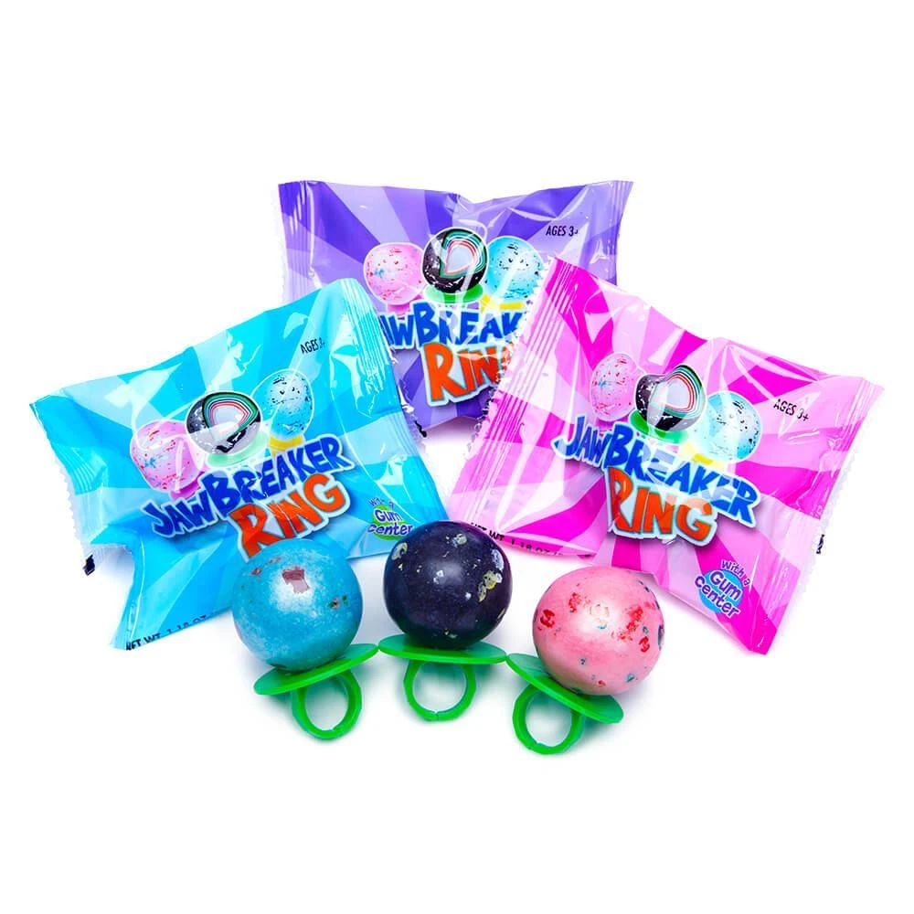 Jawbreaker Candy Rings: 18-Piece Display 1 Jawbreaker Candy Rings: 18-Piece Display