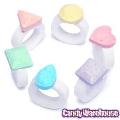 Jazzy Jewels Candy Rings: 30-Piece Bag -Best Candy Store jazzy jewels candy rings 30 piece bag candy warehouse 9