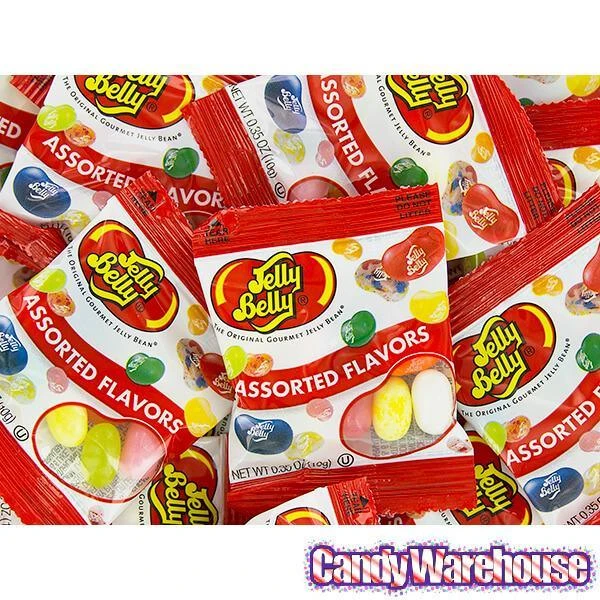 Jelly Belly Assorted Flavors Jelly Beans Mini Packets: 80-Piece Box 2 Jelly Belly Assorted Flavors Jelly Beans Mini Packets: 80-Piece Box - Image 2