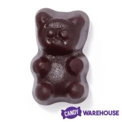 Jovy Black Cherry Gummy Bears: 5LB Bag 5 Jovy Black Cherry Gummy Bears: 5LB Bag -Best Candy Store jovy black cherry gummy bears 5lb bag candy warehouse 3