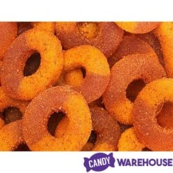 Jovy Crazy Gummy Rings Chamoy Candy - Peach: 5LB Bag -Best Candy Store jovy crazy gummy rings chamoy candy peach 5lb bag candy warehouse 4