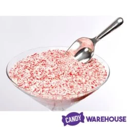 King Leo Crushed Peppermint Candy Cane Bits: 5LB Bag -Best Candy Store king leo crushed peppermint candy cane bits 5lb bag candy warehouse 4
