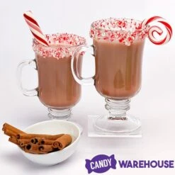 King Leo Crushed Peppermint Candy Cane Bits: 5LB Bag -Best Candy Store king leo crushed peppermint candy cane bits 5lb bag candy warehouse 5