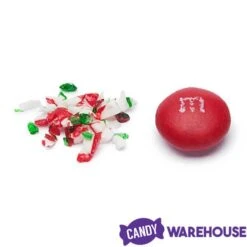 King Leo Crushed Peppermint Candy Cane Bits In Red, Green, And White: 5LB Bag -Best Candy Store king leo crushed peppermint candy cane bits in red green and white 5lb bag candy warehouse 3