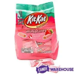Kit Kat Miniatures Candy - Strawberry: 10-Ounce Bag -Best Candy Store kit kat miniatures candy strawberry 10 ounce bag candy warehouse 4