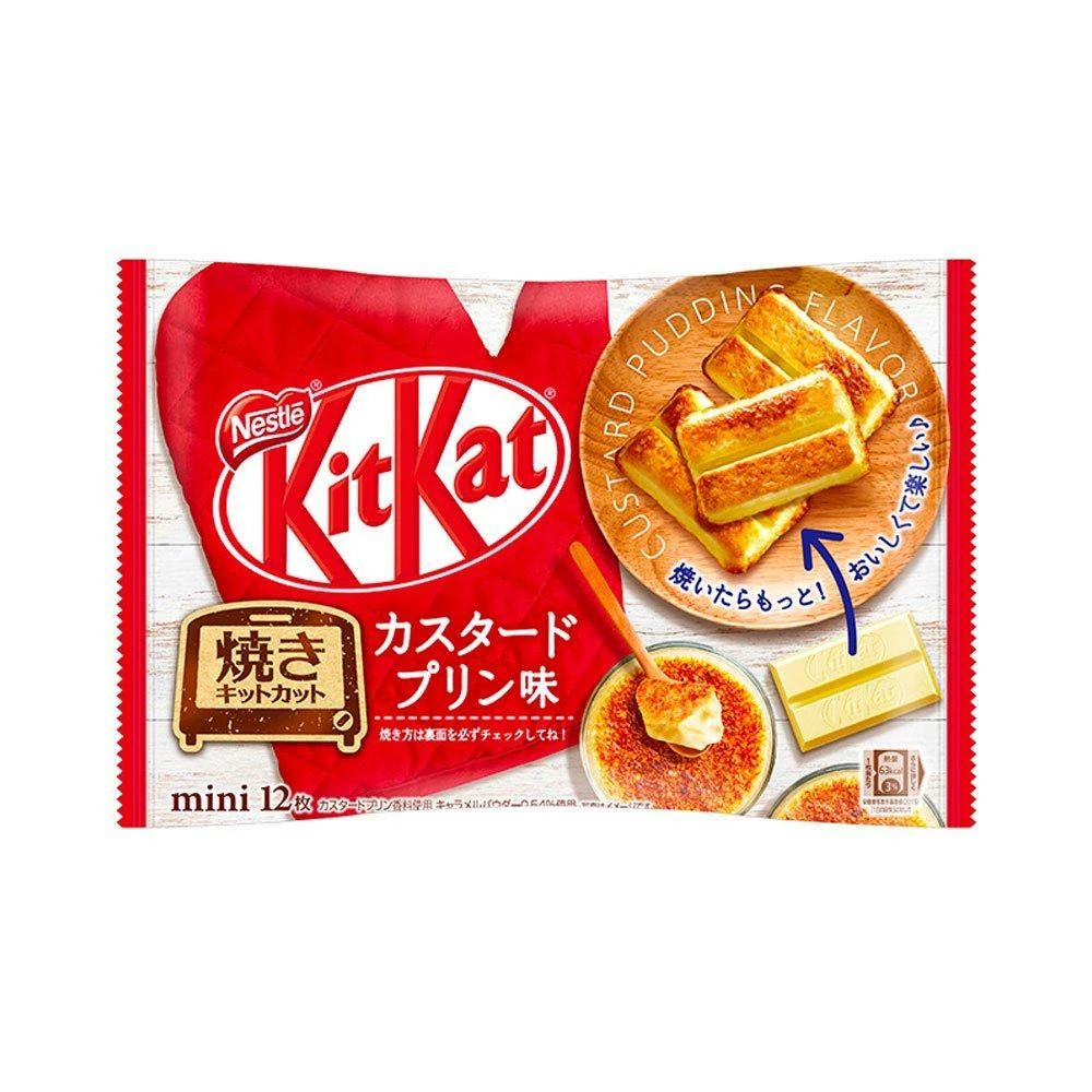 Kit Kat Snack Size Packs - Baked Custard Pudding: 12-Piece Bag 1 Kit Kat Snack Size Packs - Baked Custard Pudding: 12-Piece Bag
