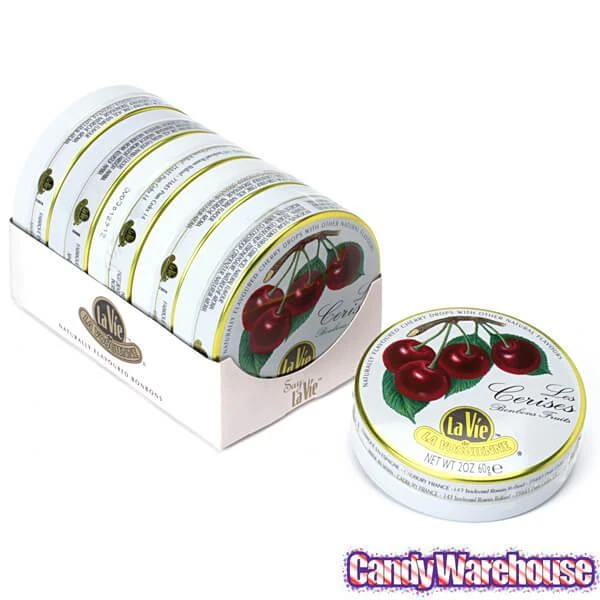 La Vie Candy Drops Tins - Cherry: 5-Piece Pack 2 La Vie Candy Drops Tins - Cherry: 5-Piece Pack - Image 2