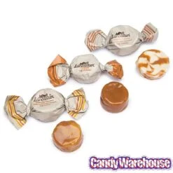 Lancaster Soft Cremes - Caramel, Vanilla, And Butterscotch - Caramel Candy: 2.5LB Gift Tin -Best Candy Store lancaster soft cremes caramel vanilla and butterscotch caramel candy 2 5lb gift tin candy warehouse 7