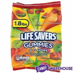 LifeSavers Gummies Candy - 5 Flavors: 1.6LB Bag -Best Candy Store lifesavers gummies candy 5 flavors 1 6lb bag candy warehouse 5
