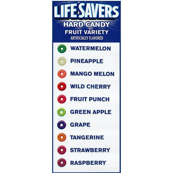 LifeSavers Hard Candy Singles - 10 Flavors Assortment: 1200-Piece Case 6 LifeSavers Hard Candy Singles - 10 Flavors Assortment: 1200-Piece Case - Image 6