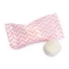 Light Pink Chevron Stripe Wrapped Butter Mint Creams: 300-Piece Case