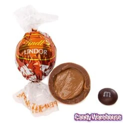 Lindt Chocolate Lindor Truffles - Peanut Butter: 60-Piece Box -Best Candy Store lindt chocolate lindor truffles peanut butter 60 piece box candy warehouse 3