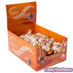 Lindt Chocolate Lindor Truffles - Peanut Butter: 60-Piece Box -Best Candy Store lindt chocolate lindor truffles peanut butter 60 piece box candy warehouse 6