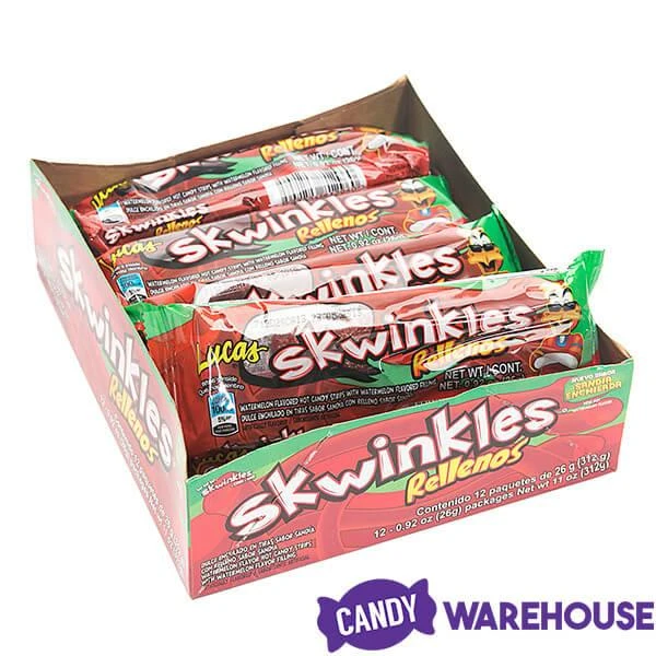 Lucas Skwinkles Rellenos Chili Candy Packs: 12-Piece Box 2 Lucas Skwinkles Rellenos Chili Candy Packs: 12-Piece Box - Image 2