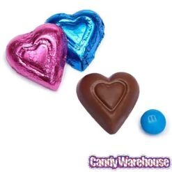 Madelaine Assorted Colors Foiled Milk Chocolate Hearts: 5LB Bag -Best Candy Store madelaine assorted colors foiled milk chocolate hearts 5lb bag candy warehouse 3