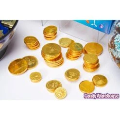 Madelaine Chanukah Gelt Gold Foiled Milk Chocolate Coins: 5LB Bag 7 Madelaine Chanukah Gelt Gold Foiled Milk Chocolate Coins: 5LB Bag -Best Candy Store madelaine chanukah gelt gold foiled milk chocolate coins 5lb bag candy warehouse 3