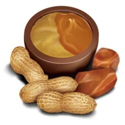 Madelaine Duets Peanut Butter & Caramel Filled Chocolate Truffles: 48-Piece Box -Best Candy Store madelaine duets peanut butter and caramel filled chocolate truffles 48 piece box candy warehouse 3