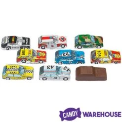 Madelaine Foiled Milk Chocolate Mini Cars: 100-Piece Display -Best Candy Store madelaine foiled milk chocolate mini cars 100 piece display candy warehouse 3