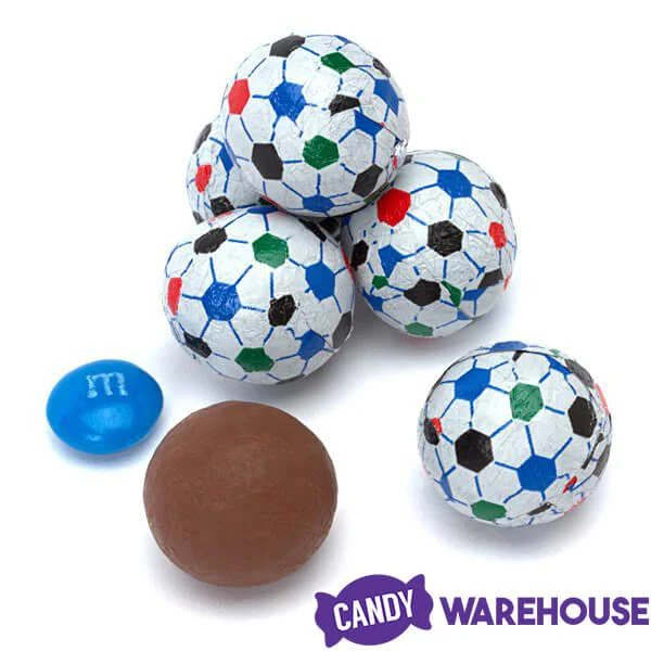 Madelaine Foiled Milk Chocolate Soccer Balls: 5LB Bag 5 Madelaine Foiled Milk Chocolate Soccer Balls: 5LB Bag - Image 5