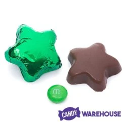 Madelaine Foiled Milk Chocolate Stars - Green: 5LB Bag 5 Madelaine Foiled Milk Chocolate Stars - Green: 5LB Bag -Best Candy Store madelaine foiled milk chocolate stars green 5lb bag candy warehouse 3