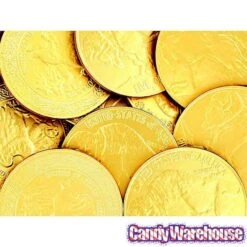 Madelaine Gold Foiled Buffalo Giant Milk Chocolate Coins: 60-Piece Box -Best Candy Store madelaine gold foiled buffalo giant milk chocolate coins 60 piece box candy warehouse 4
