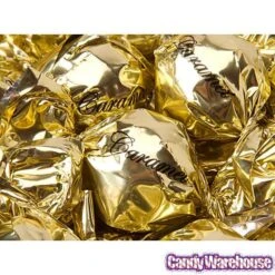 Madelaine Gold Foiled Caramel Filled Chocolate Truffles: 30-Piece Tub -Best Candy Store madelaine gold foiled caramel filled chocolate truffles 30 piece tub candy warehouse 3