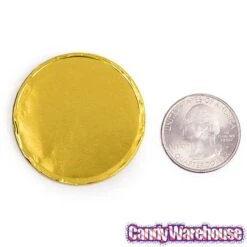 Madelaine Gold Foiled Milk Chocolate Coins - Blank: 5LB Bag -Best Candy Store madelaine gold foiled milk chocolate coins blank 5lb bag candy warehouse 2