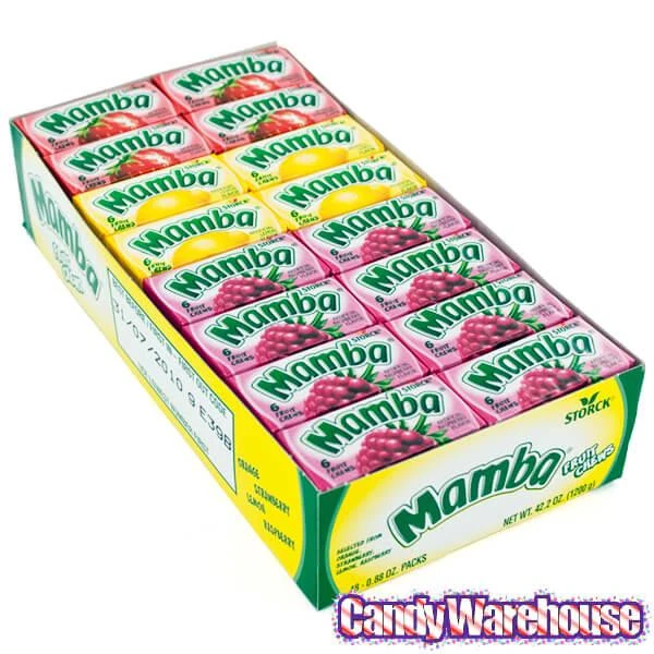 Mamba Fruit Chews Candy 6-Packs - Original: 48-Piece Box 2 Mamba Fruit Chews Candy 6-Packs - Original: 48-Piece Box - Image 2