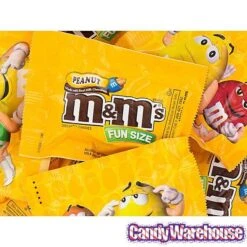 M&M's Candy Fun Size Packs - Peanut: 5LB Bag -Best Candy Store mandm s candy fun size packs peanut 5lb bag candy warehouse 3