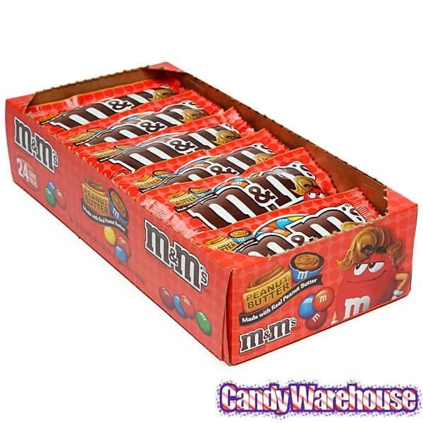 M&M's Candy Packs - Peanut Butter: 24-Piece Box 3 M&M's Candy Packs - Peanut Butter: 24-Piece Box - Image 3