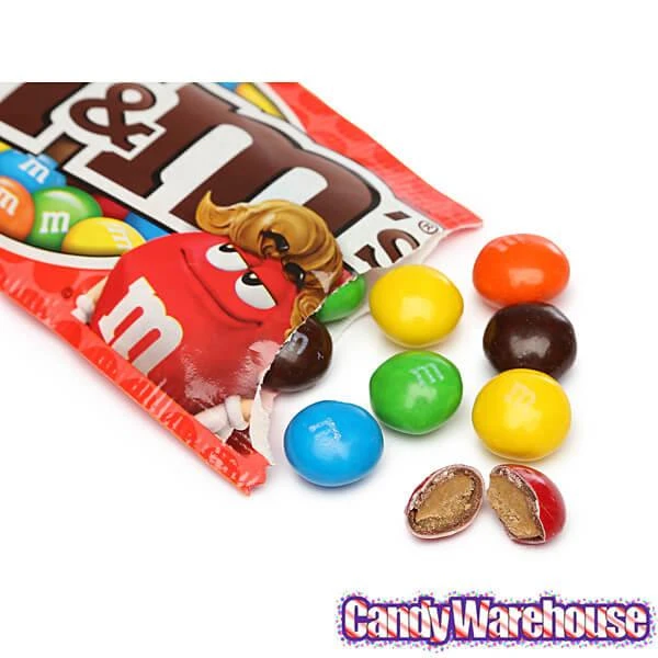 M&M's Candy Packs - Peanut Butter: 24-Piece Box 4 M&M's Candy Packs - Peanut Butter: 24-Piece Box - Image 4