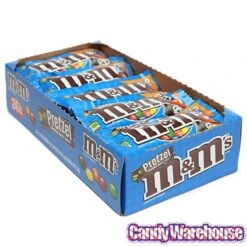 M&M's Candy Packs - Pretzel: 24-Piece Box -Best Candy Store mandm s candy packs pretzel 24 piece box candy warehouse 3