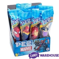 Marvel PEZ Candy Packs: 12-Piece Display -Best Candy Store marvel pez candy packs 12 piece display candy warehouse 3 00bcad71 0de8 4db6 b804 341eb197d28f